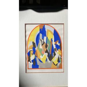 Stencil By Albert Gleizes, 1920
