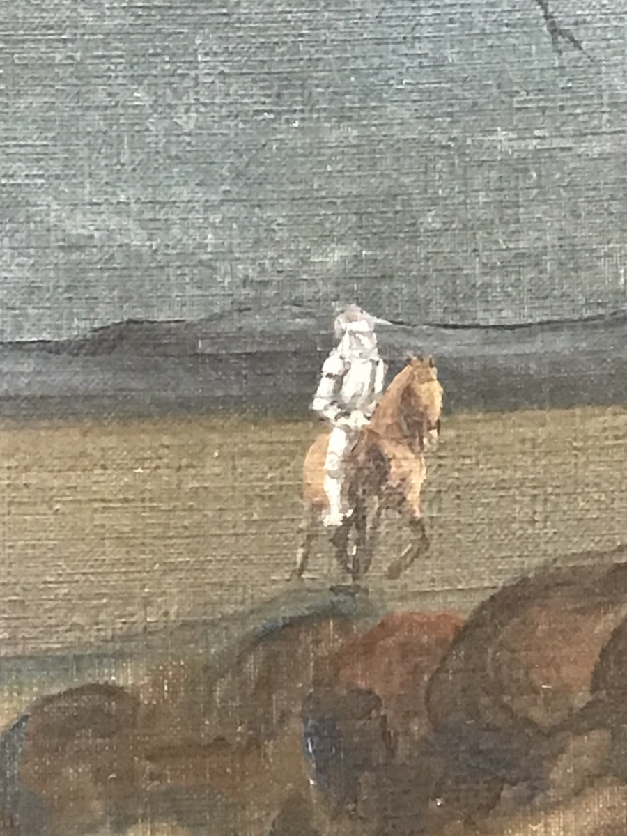 Tableau, Cheval Sous L Orage, Hist, XX Eme-photo-4