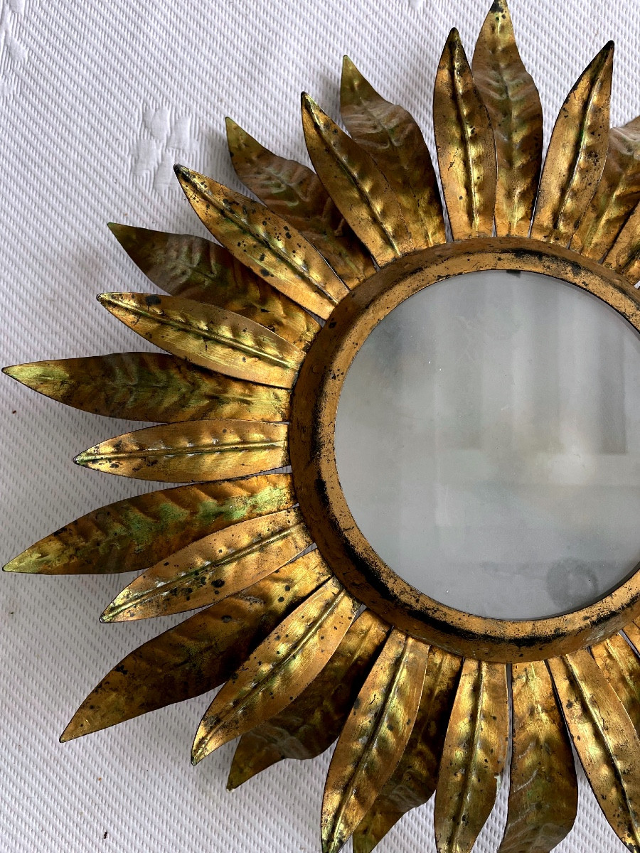 Vintage Ceiling Light, Sun From The 60s/70s-photo-2