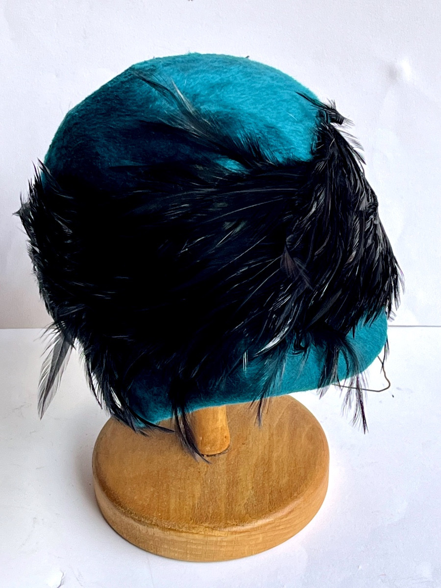 Chapeau femme Art Déco  de forme cloche -photo-2