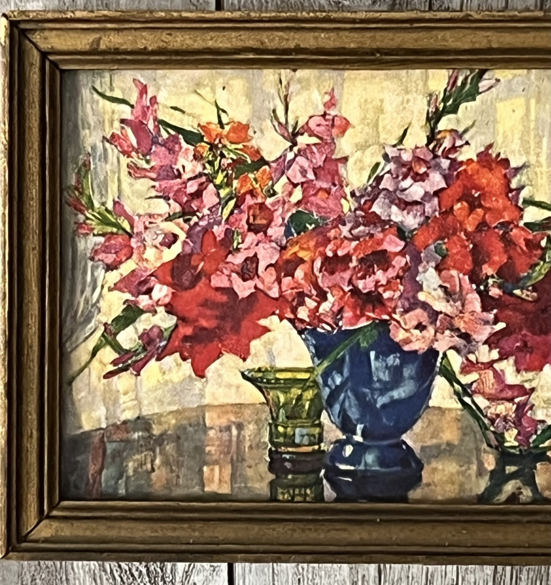 Painting, Flowers On A Table, Watercolor By Anna Gasteiger 1877-1954-photo-2