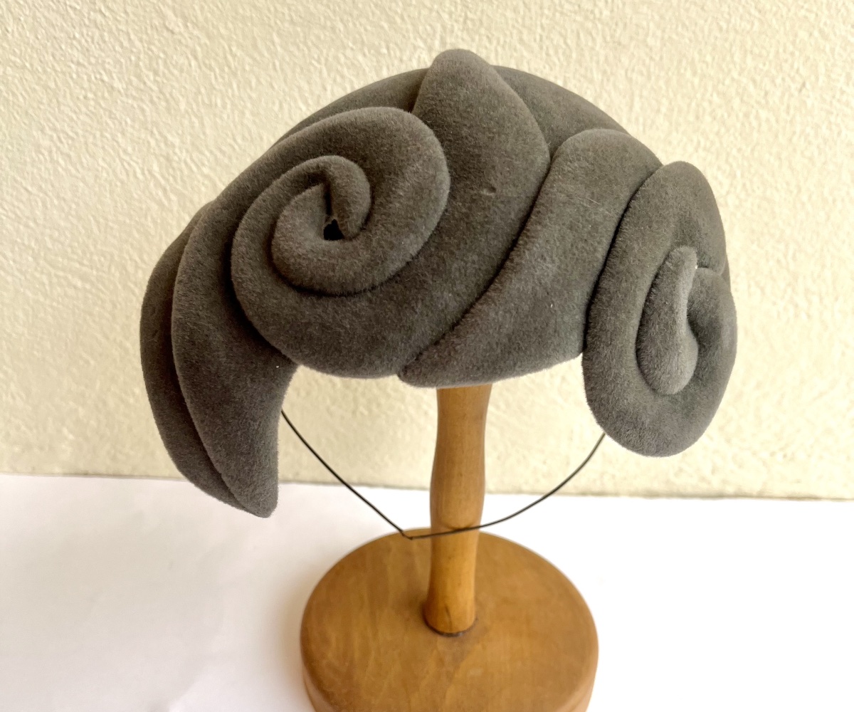 Vintage Floppy Hat With A Le Monnier Label From Rue Saint-honoré 