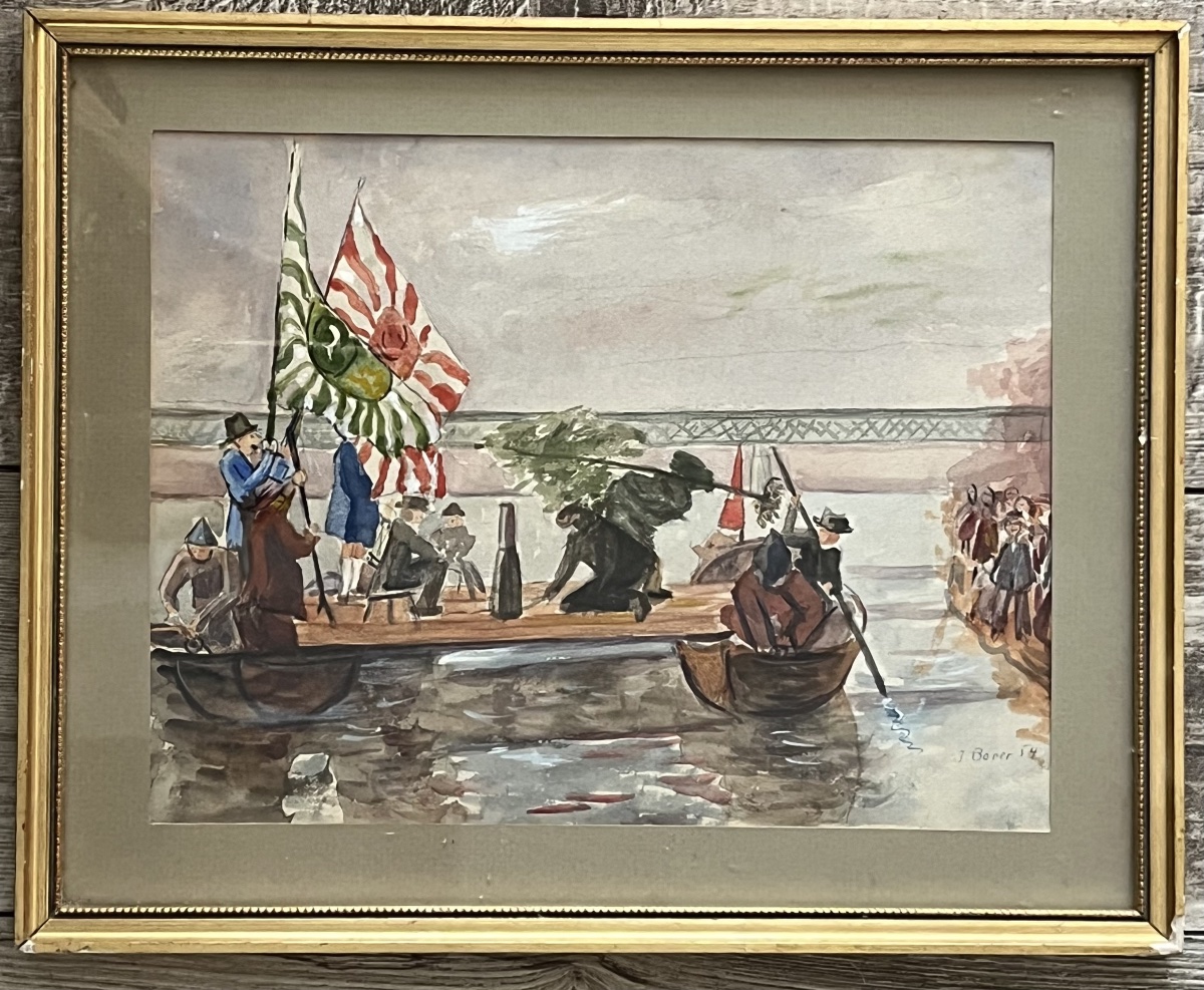 Tableau , la course à la bouillie de Millet, la Hirsebreifahrt-photo-4