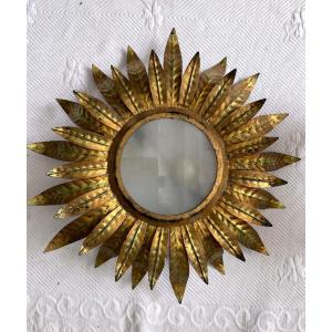 Plafonnier vintage , soleil des années 60/70