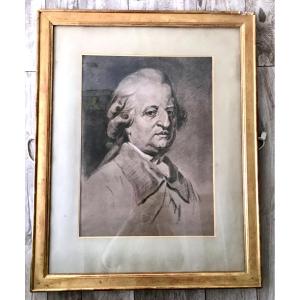 Portrait Of Louis XVI, Pencil And Gouache, Ducreux