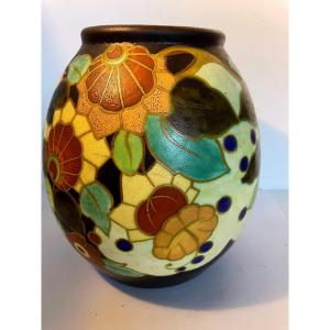 Vase en céramique de  Keramis Boch frères 