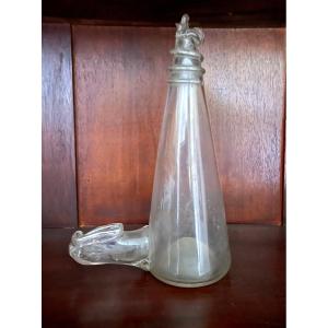 Blown Glass Birdbath, 18th Century