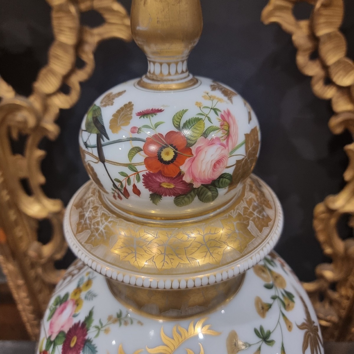 Vase En Verre Opalin Wilhelm Hofmann Fin 1800-photo-1