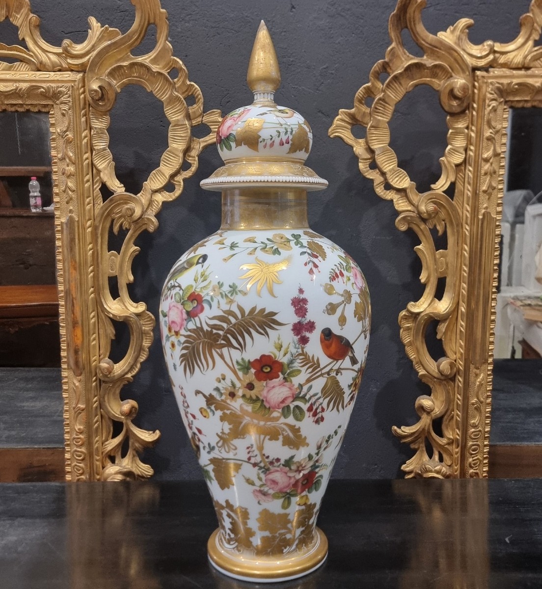 Vase En Verre Opalin Wilhelm Hofmann Fin 1800-photo-4