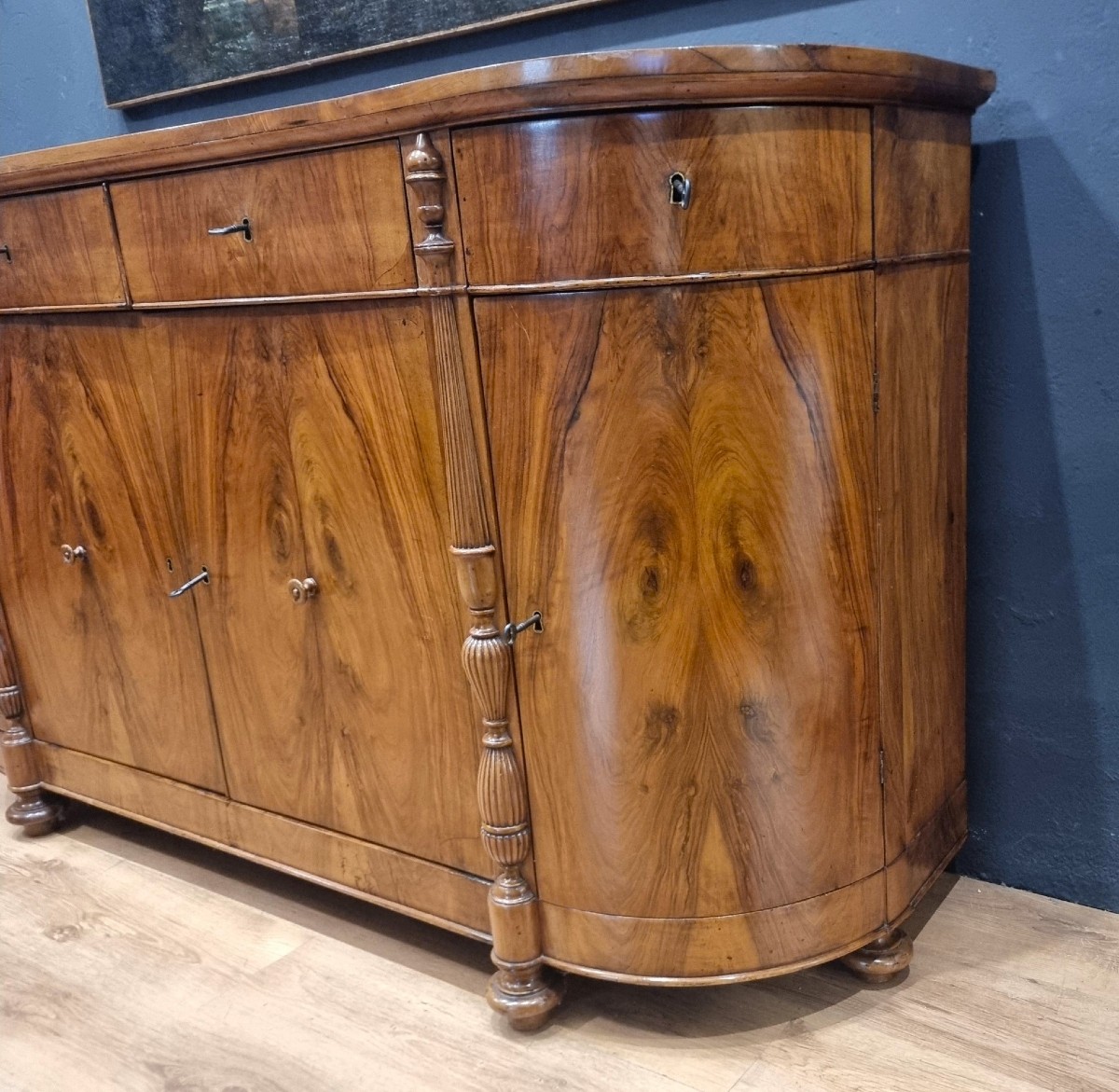 Walnut Sideboard Charles X 1820-photo-2