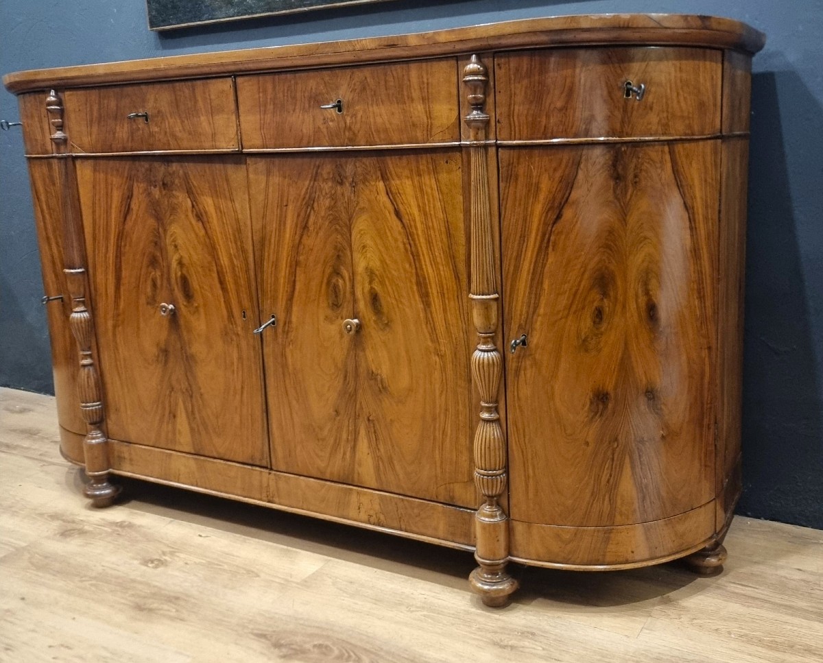 Walnut Sideboard Charles X 1820-photo-3