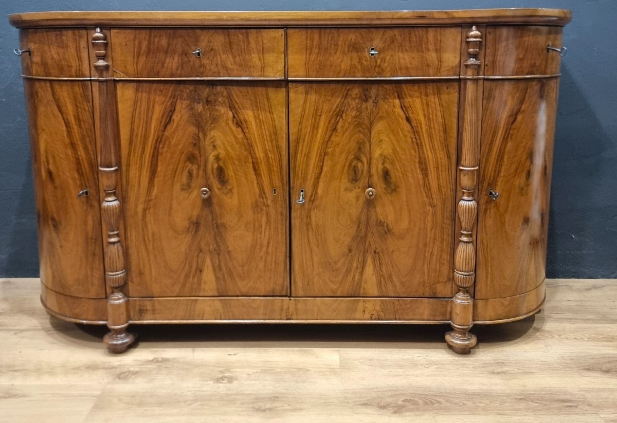 Walnut Sideboard Charles X 1820-photo-4