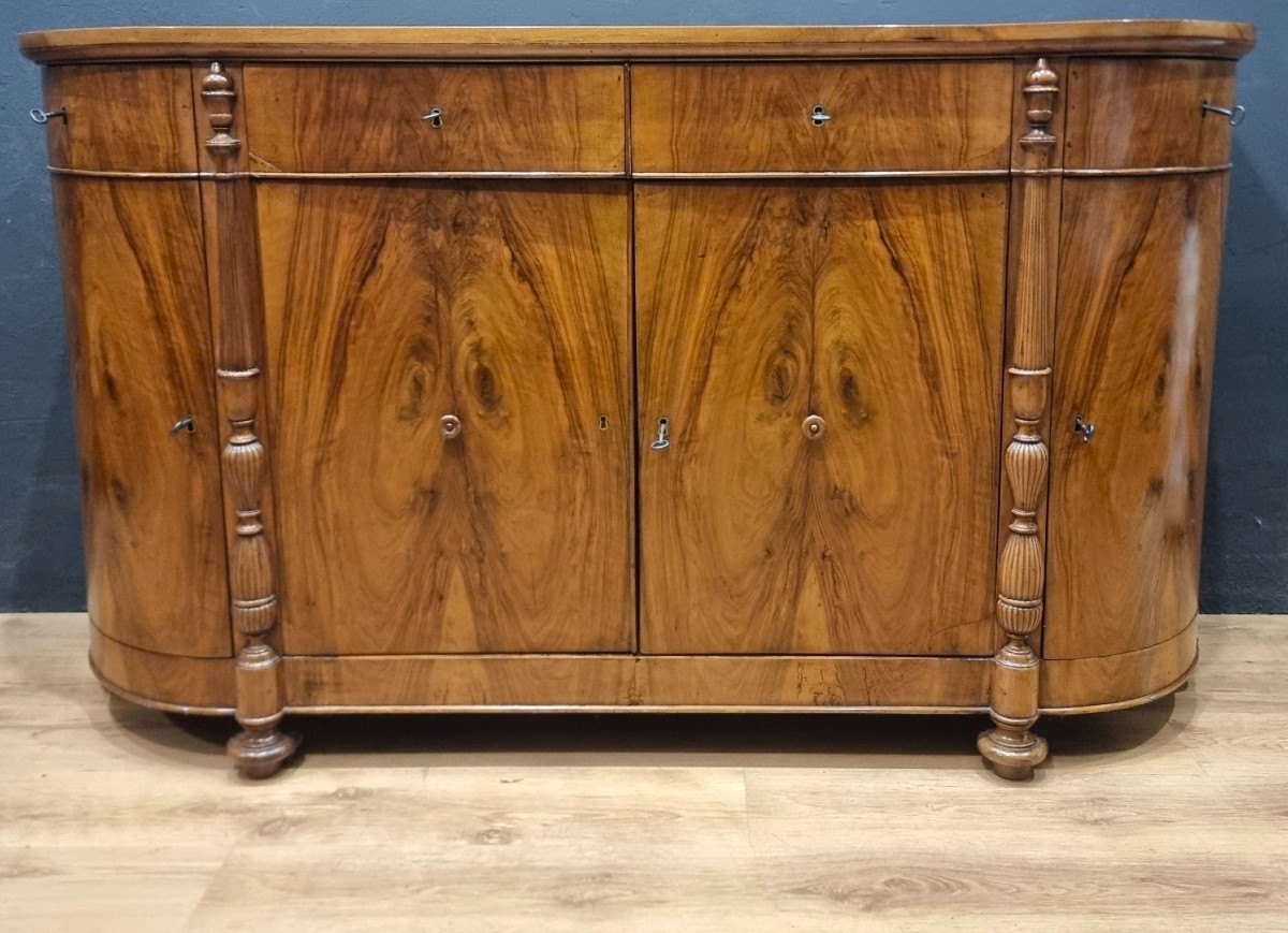 Walnut Sideboard Charles X 1820-photo-8