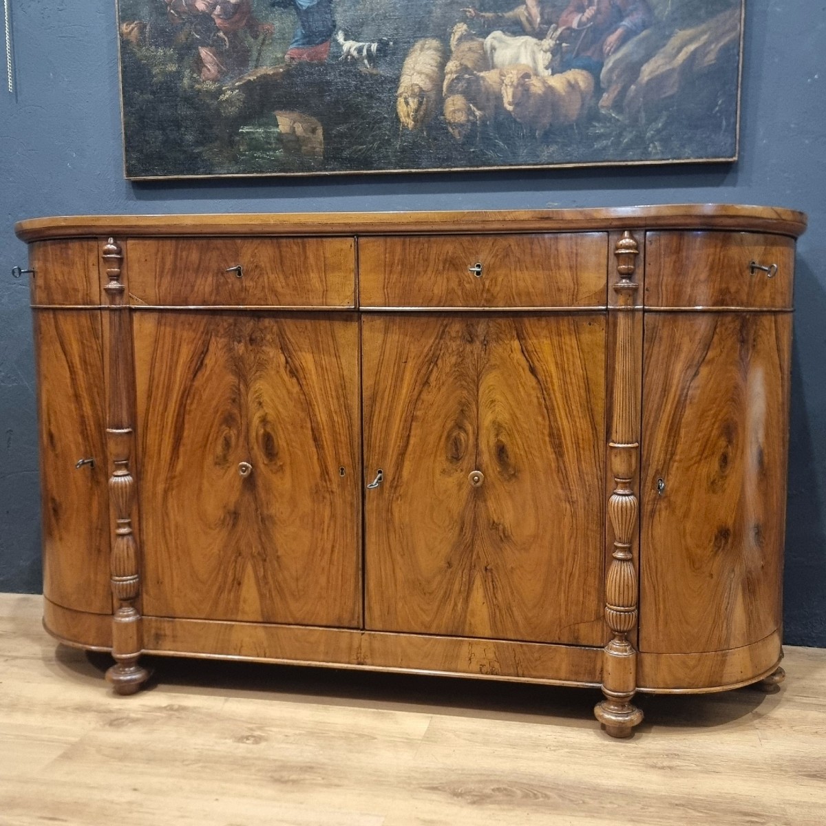 Walnut Sideboard Charles X 1820