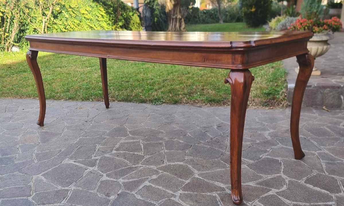 Table Louis XV du 18e siècle en cerisier piémontais-photo-1
