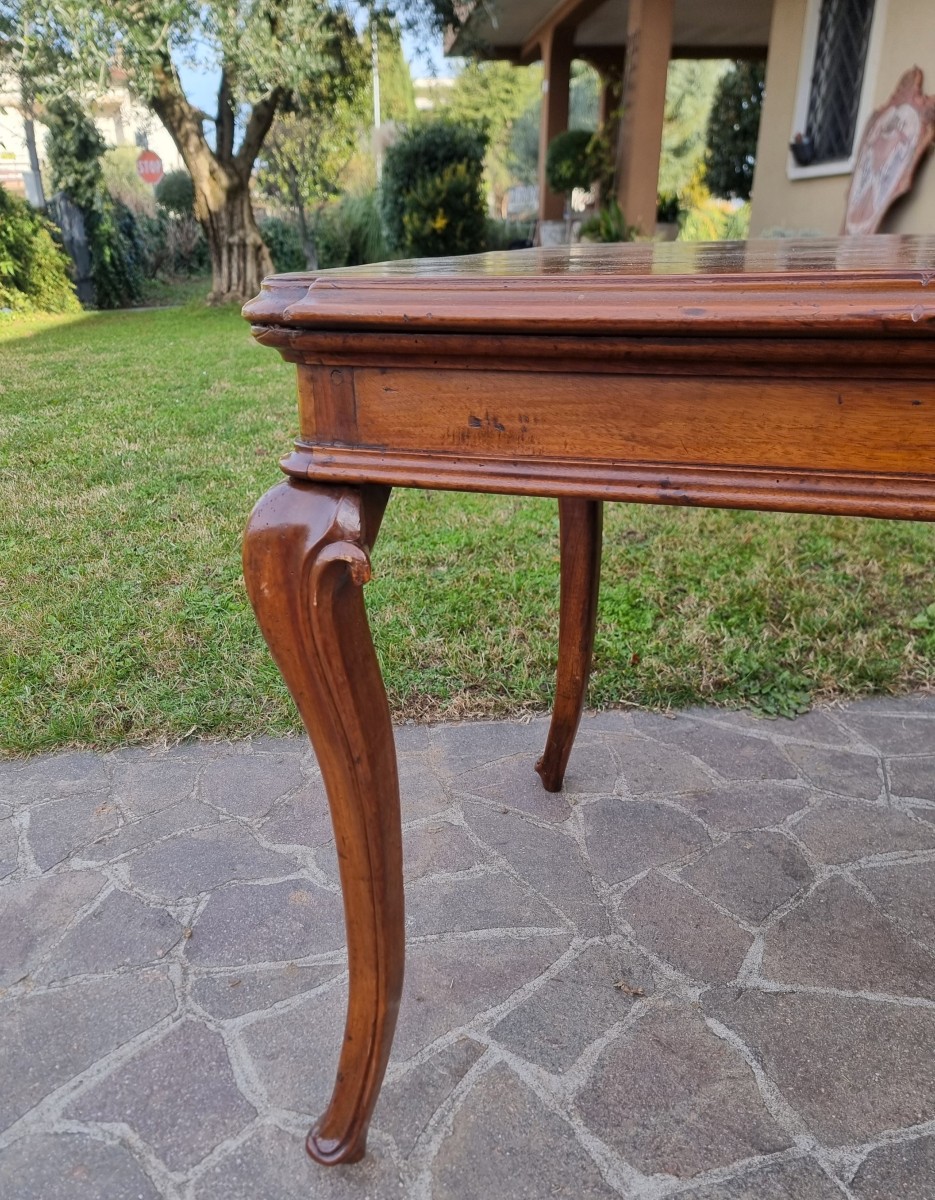 Table Louis XV du 18e siècle en cerisier piémontais-photo-3
