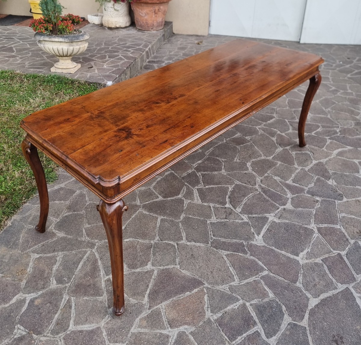 Table Louis XV du 18e siècle en cerisier piémontais