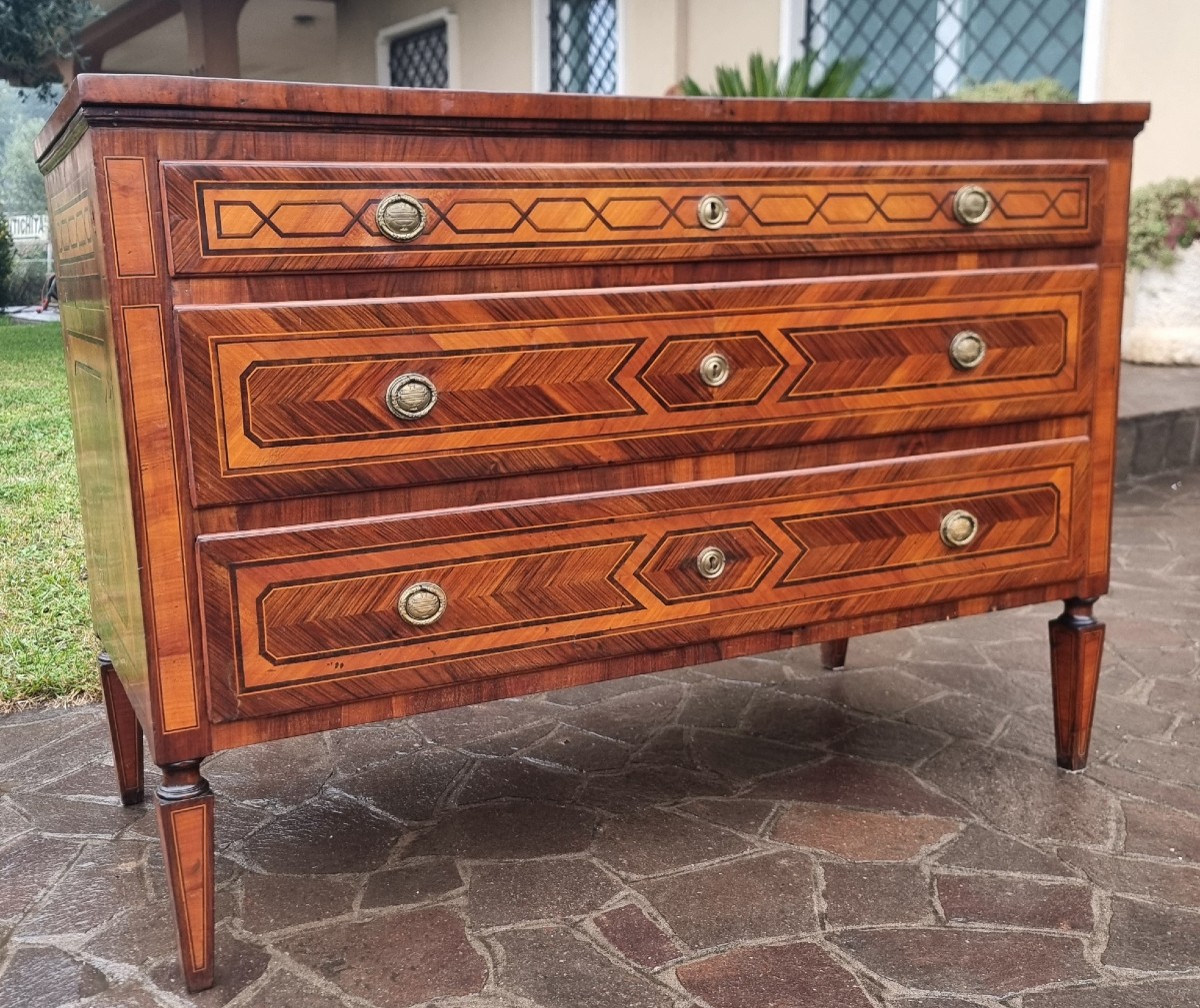 18th-century Emilian Chest Of Drawers – Louis XVI Style-photo-5