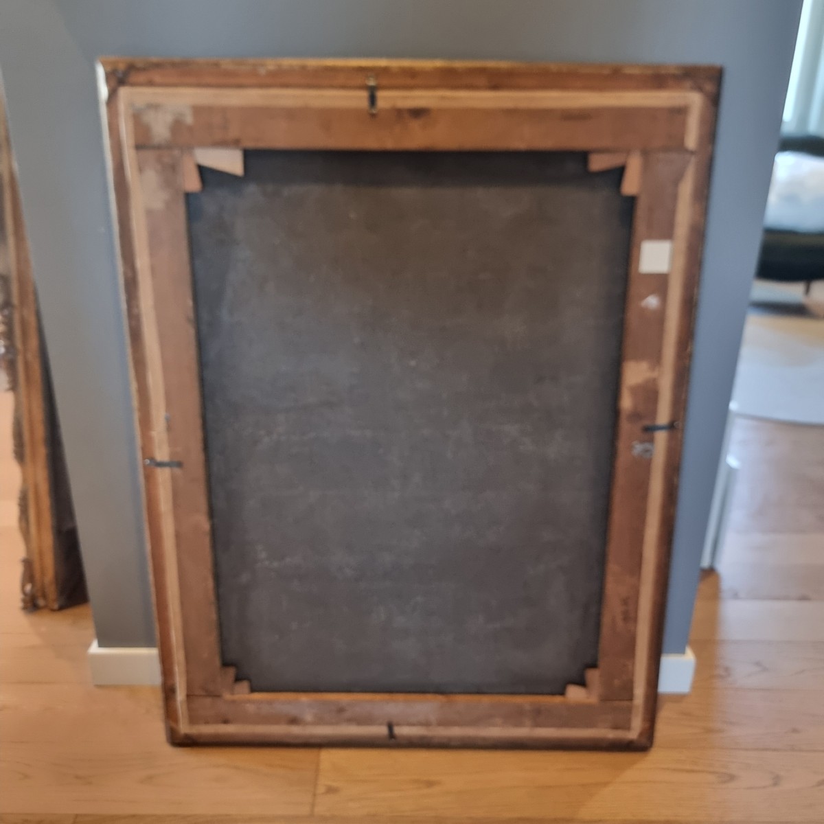 2 Huiles sur toile XVIIe siècle paysages avec personnages entourage de Salvator Rosa 1615-1673-photo-3