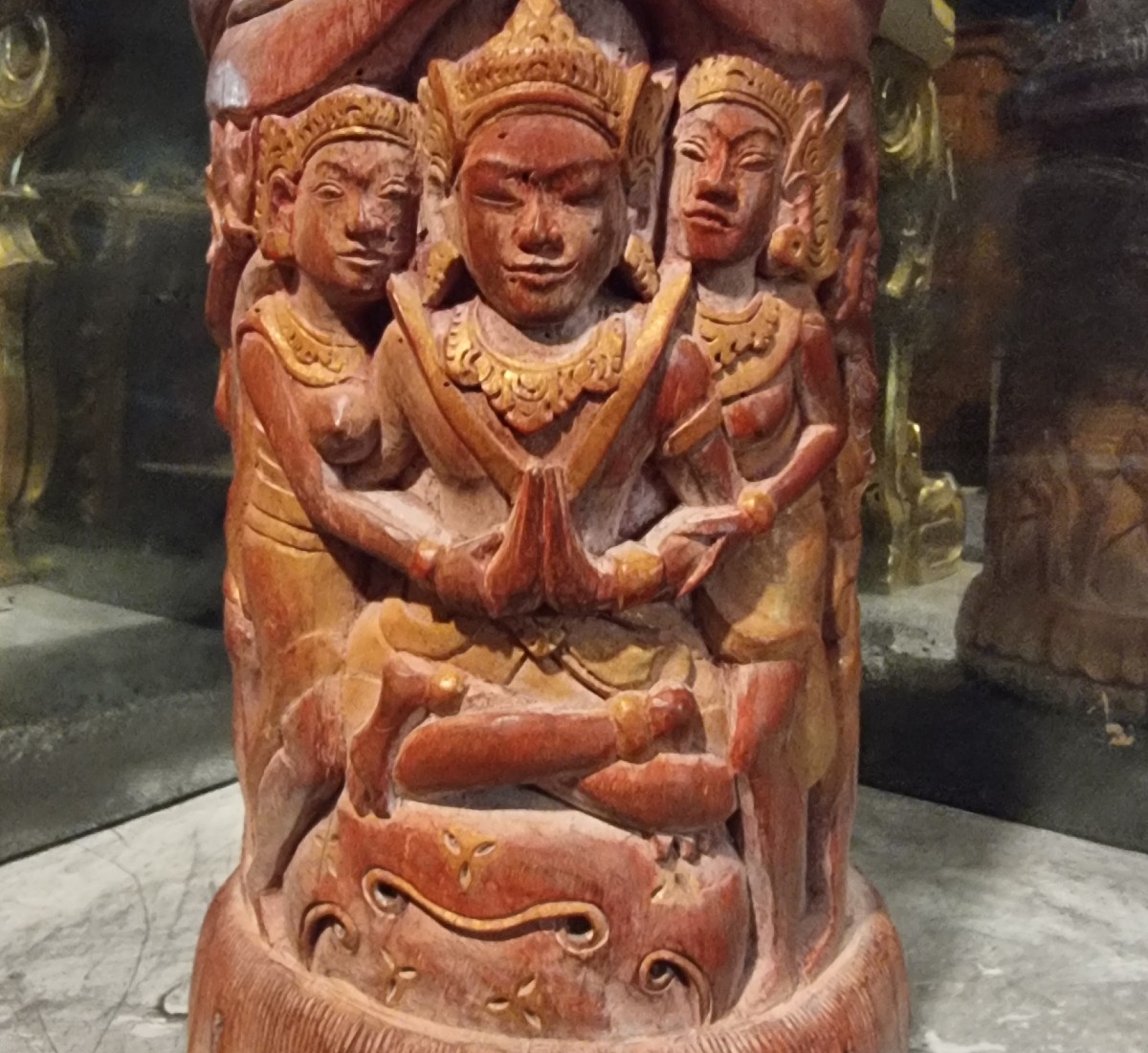 Balinese Carved Wood Phallic Sculpture 1920-photo-6
