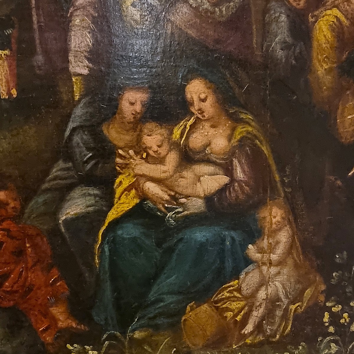 Huile sur panneau fin XVIe siècle La Tour de Babel Frans Francken II-photo-3