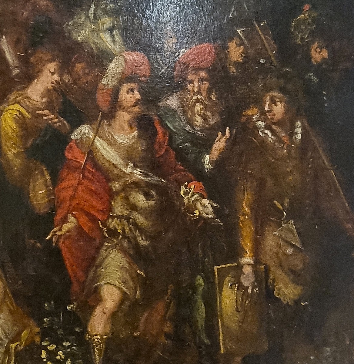 Huile sur panneau fin XVIe siècle La Tour de Babel Frans Francken II-photo-5