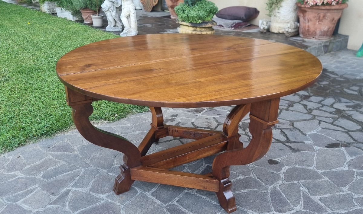 Pair Of 18th-century Tuscan Side Tables In Walnut-photo-3