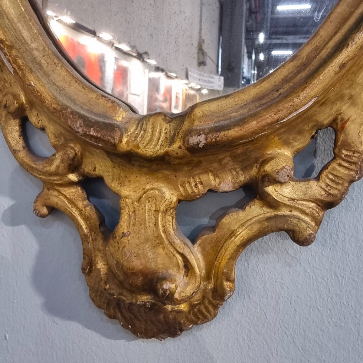 Pair Of 19th-century Venetian Gilded Mirrors-photo-4