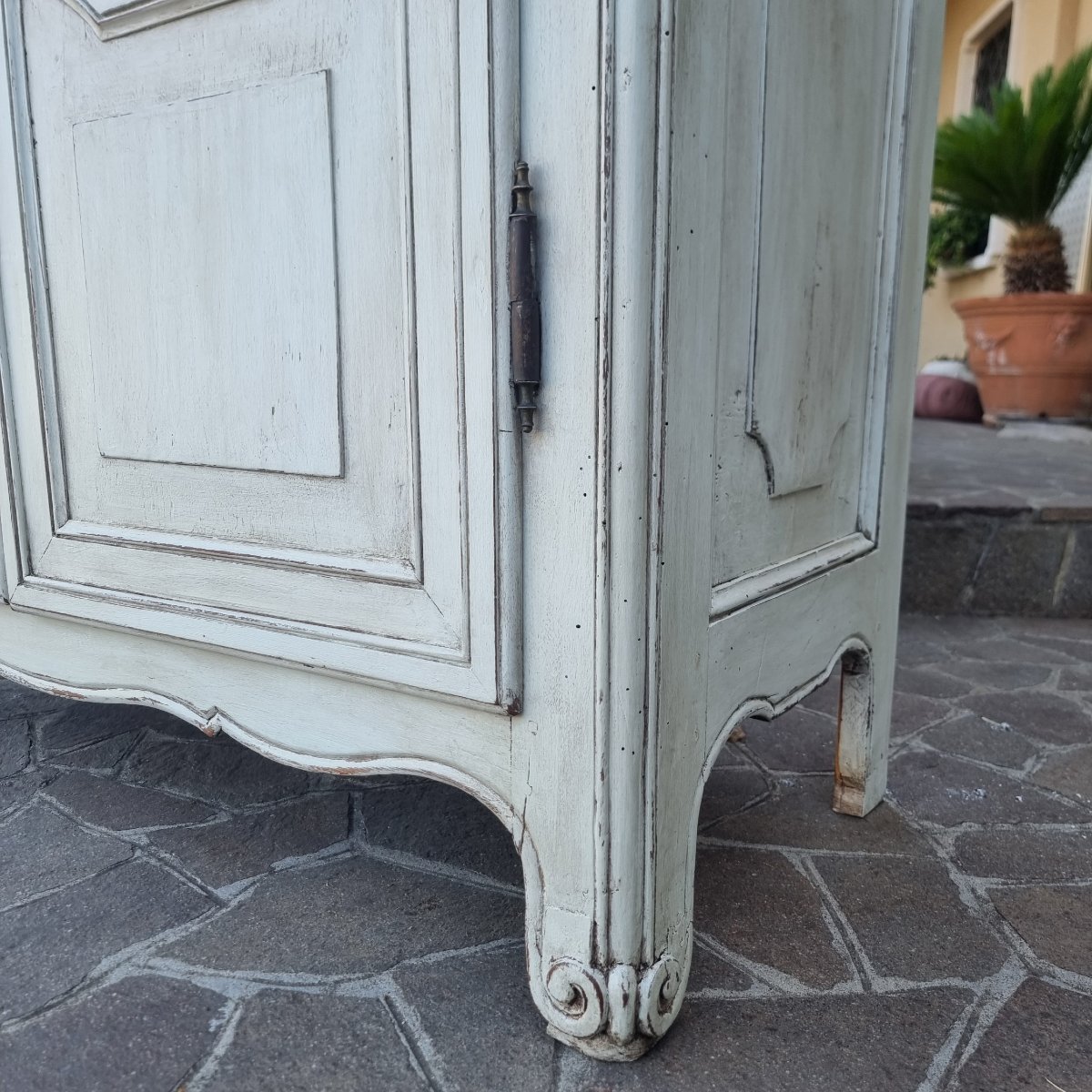 Armoire en noyer laqué du XIXe siècle provençal-photo-3