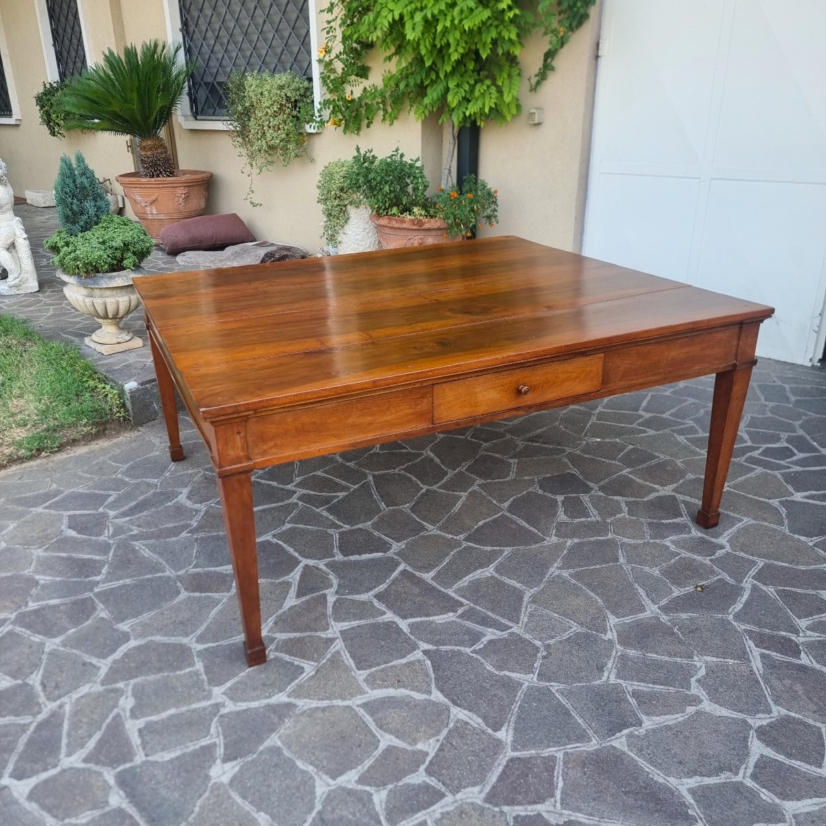 18th-century Venetian Directoire Walnut Table