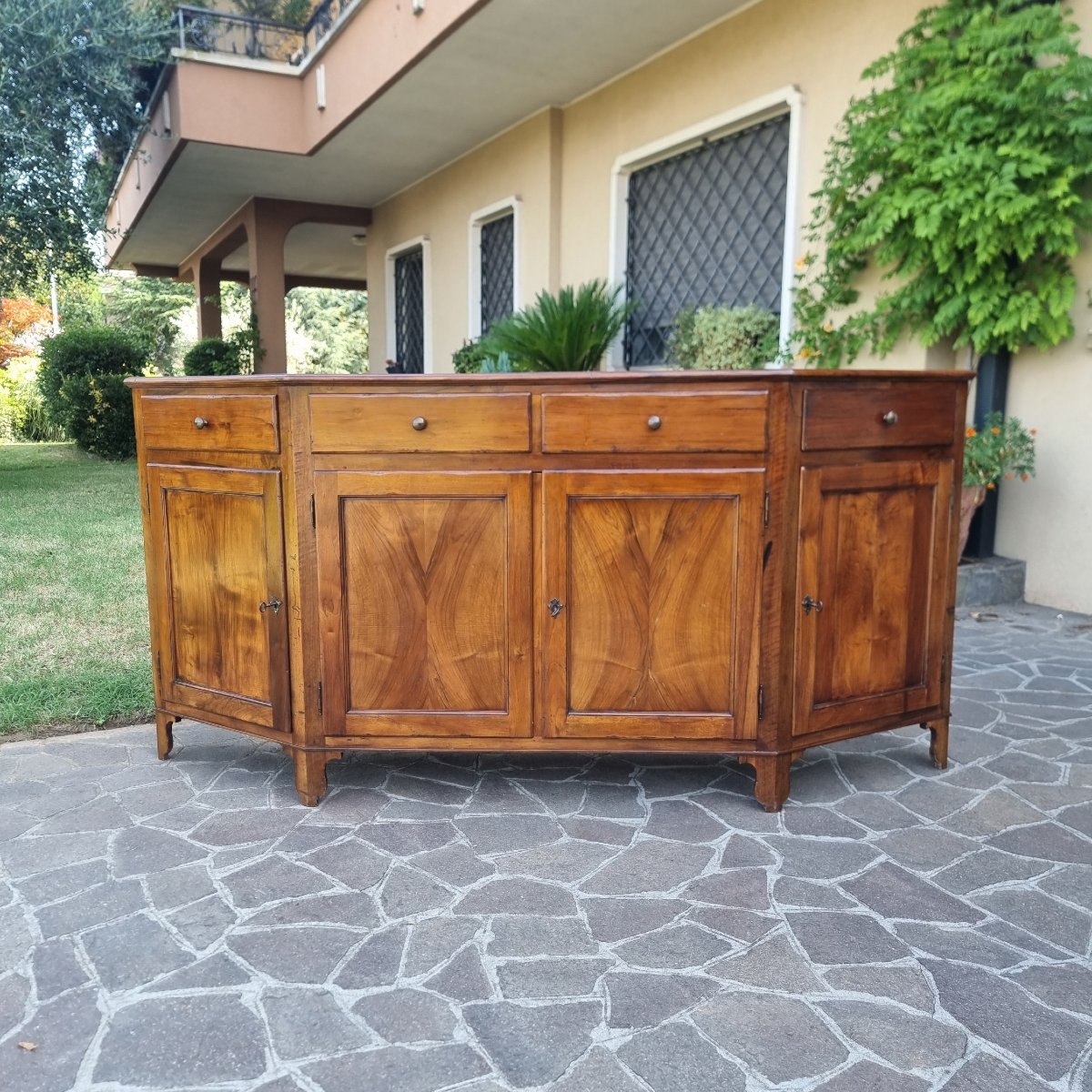 Venetian Walnut Corner Sideboard, 800-photo-3