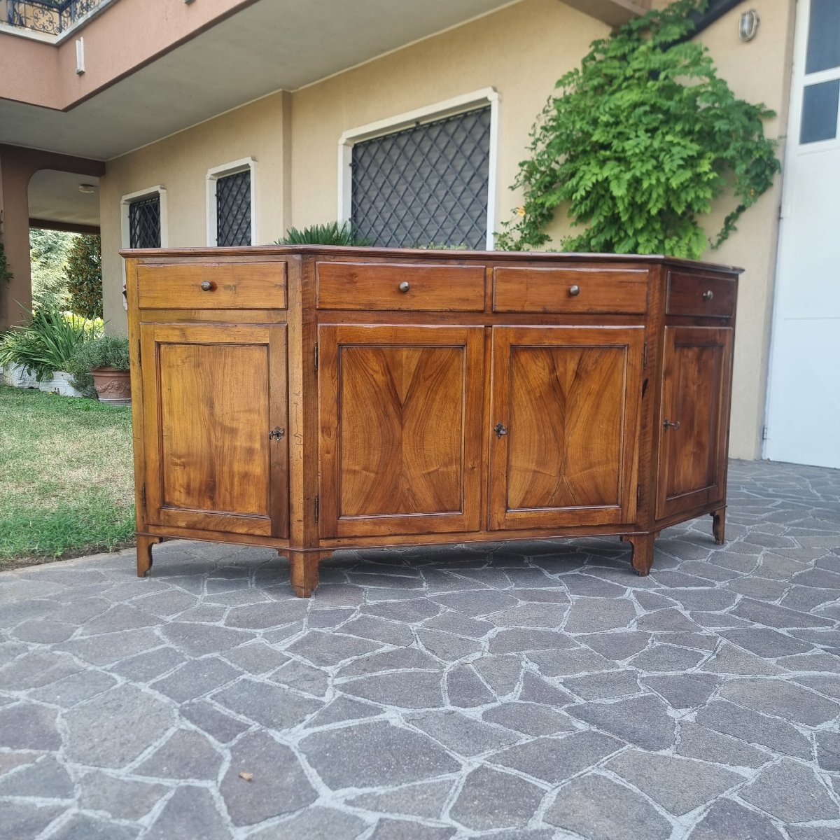 Venetian Walnut Corner Sideboard, 800-photo-6