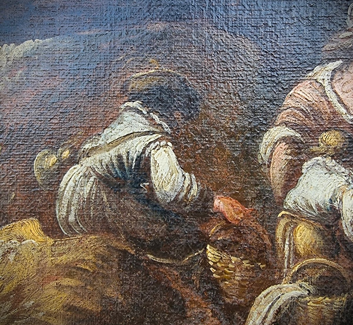 Paire de paysages huile sur toile du XVIIIe siècle entourage de Claude-Joseph Vernet 1714–1789-photo-5