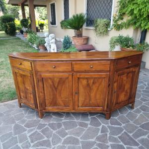 Venetian Walnut Corner Sideboard, 800