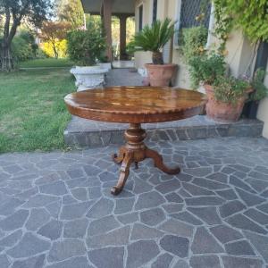 Table Rolo de 1850 avec Marqueterie