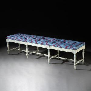A Regency Period Painted Window Seat