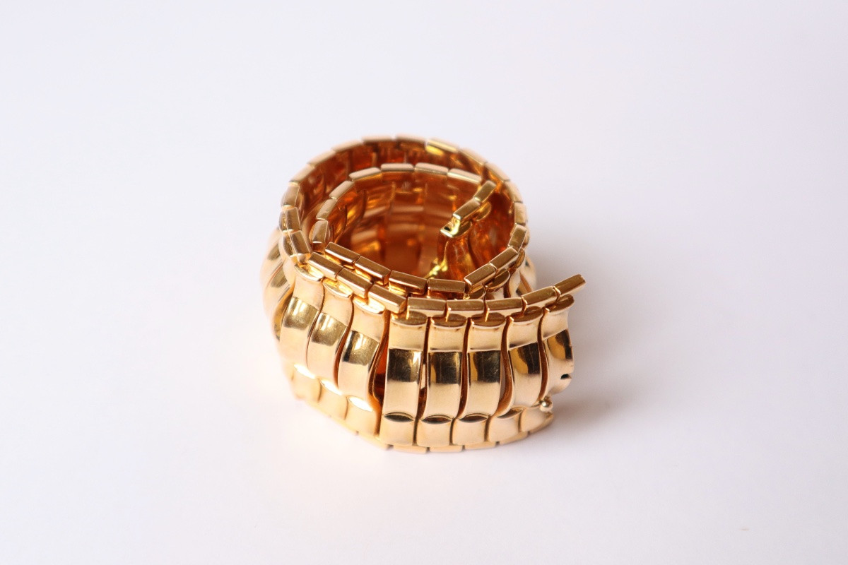Bracelet en or années 1960-photo-1
