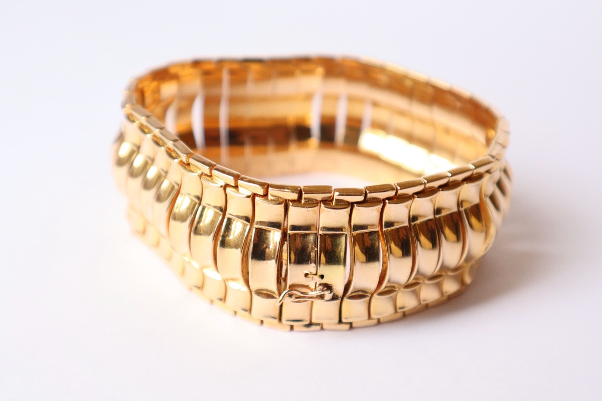 Bracelet en or années 1960-photo-4