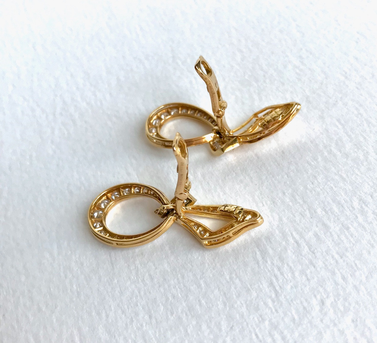 Boucheron Gold And Diamond Earrings-photo-4