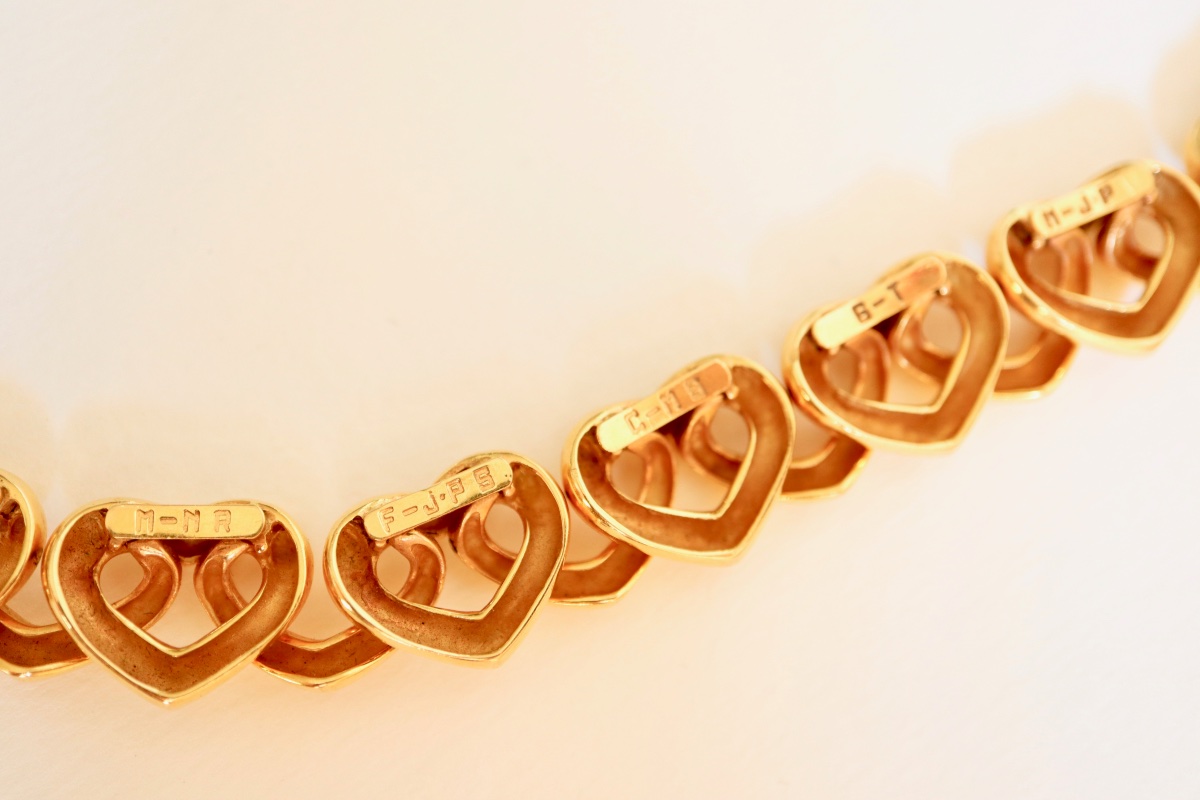 Chaumet Heart Necklace In 18-carat Yellow Gold-photo-4