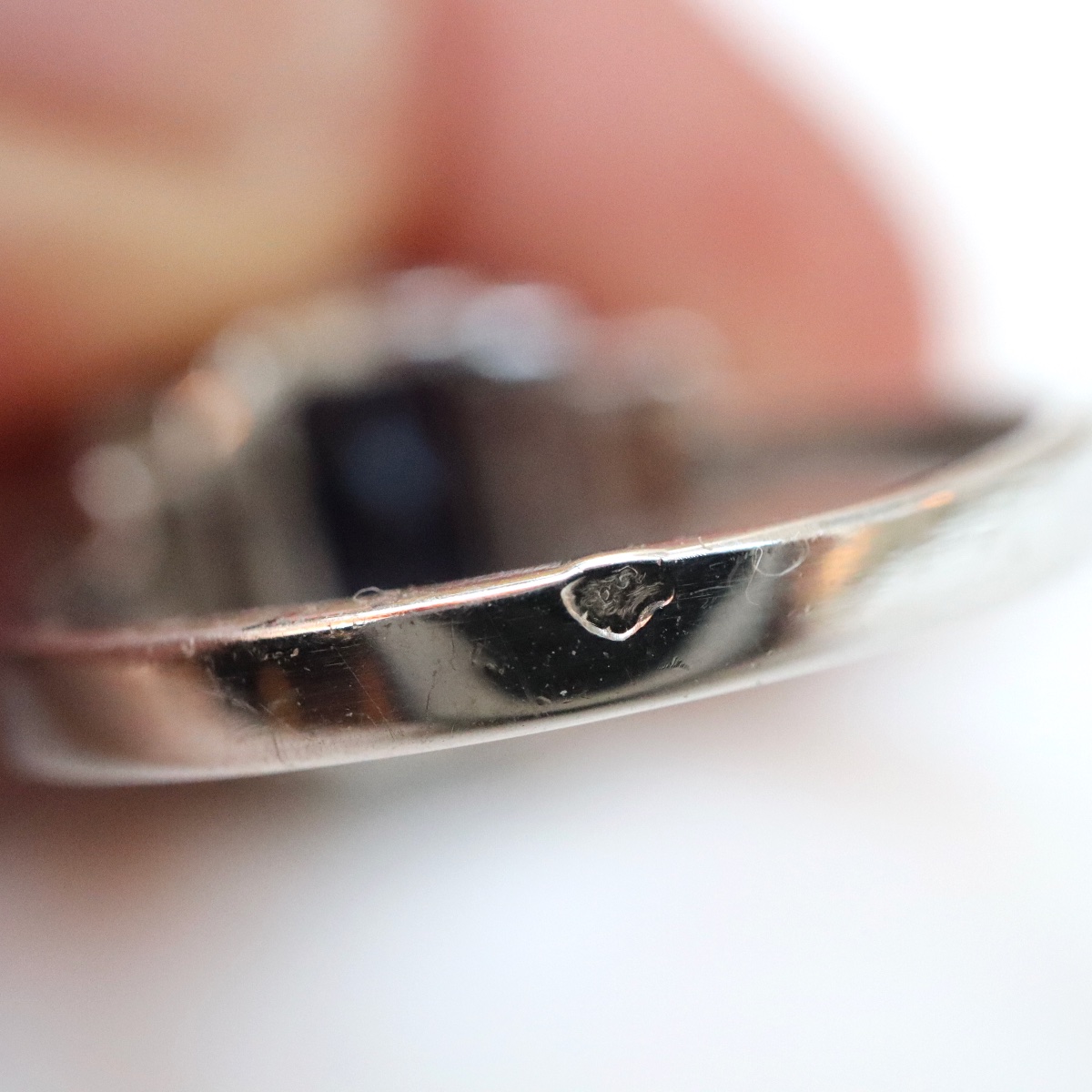 Bague Saphir Ceylan et diamants-photo-2