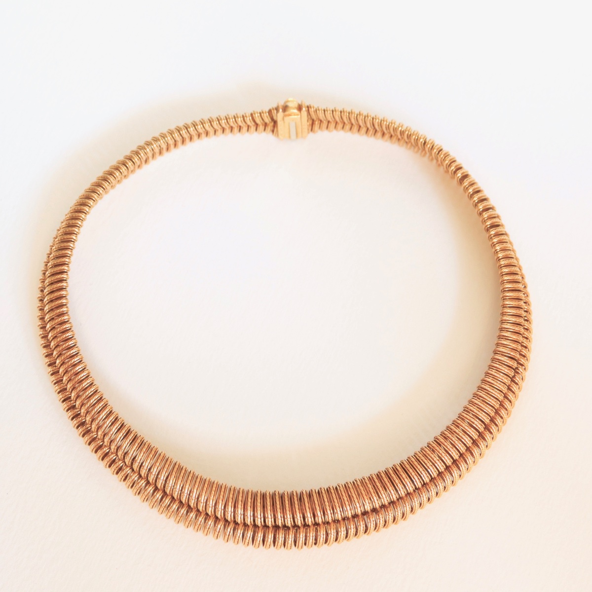 MARCHAK Collier ras de cou en or jaune 18 carat Georges Lenfant