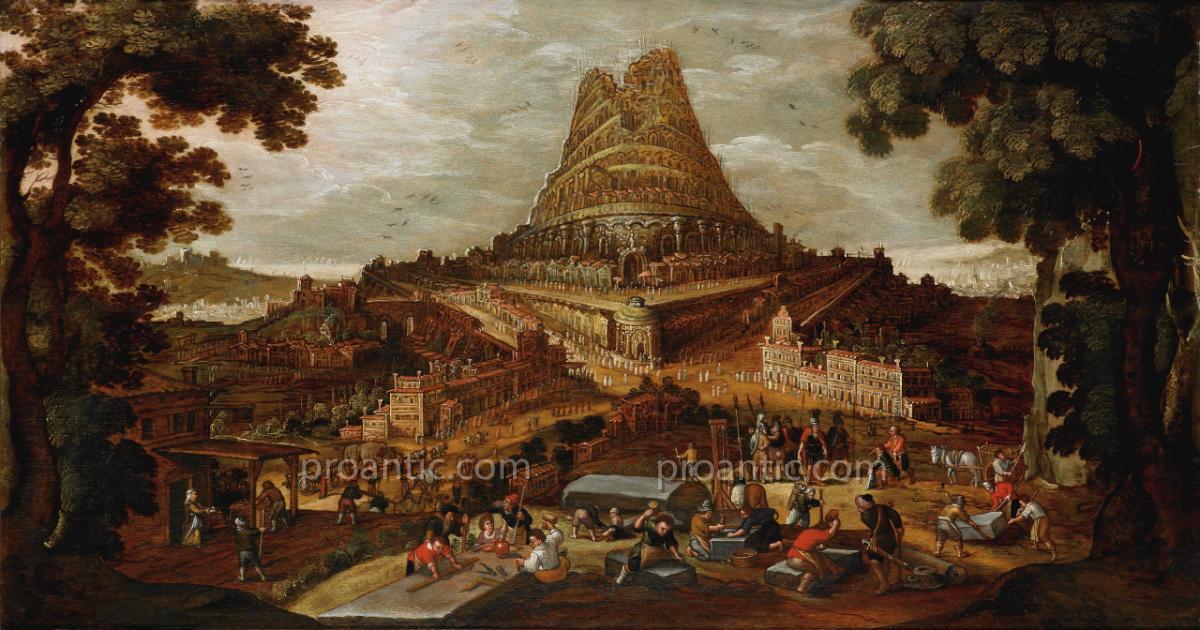 The Tower Of Babel, Attributed To Hendrick III Van Cleve