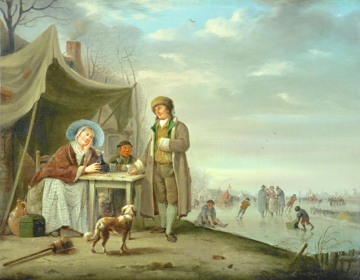 Andries Vermeulen Winter Joy Scene