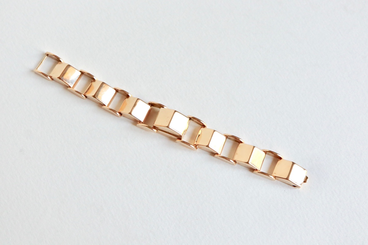 14ct Yellow Gold Secret Tank Watch 1940s