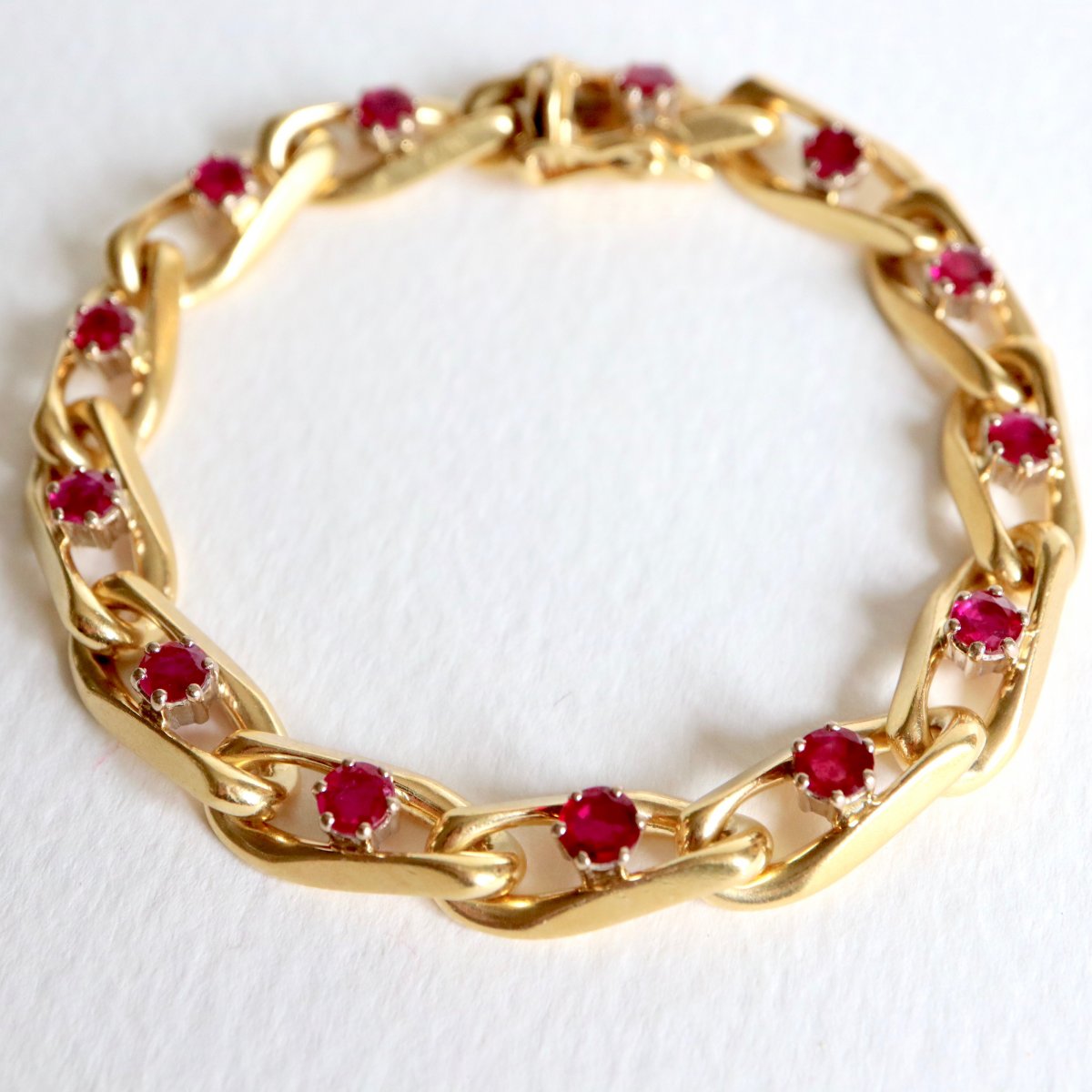 Chaumet Bracelet In 18kt Yellow Gold And Ruby