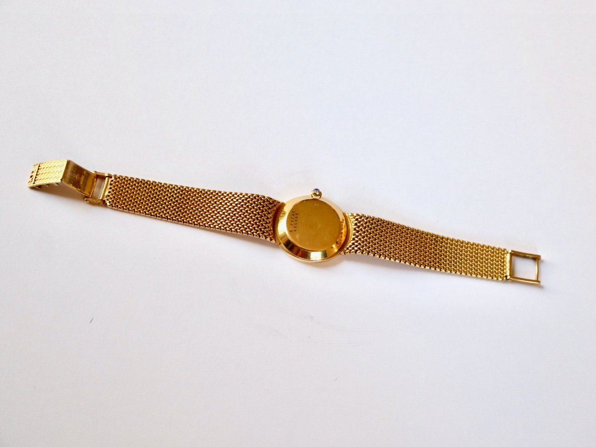 Baume Et Mercier Lady's Bracelet Watch In 18 Kt Yellow Gold 1960-photo-3
