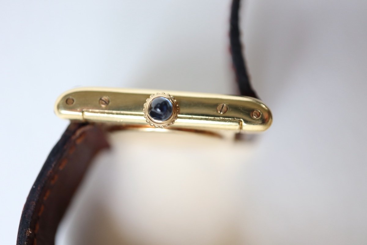 Cartier Model Tank Solo Watch In 18k Yellow Gold-photo-2