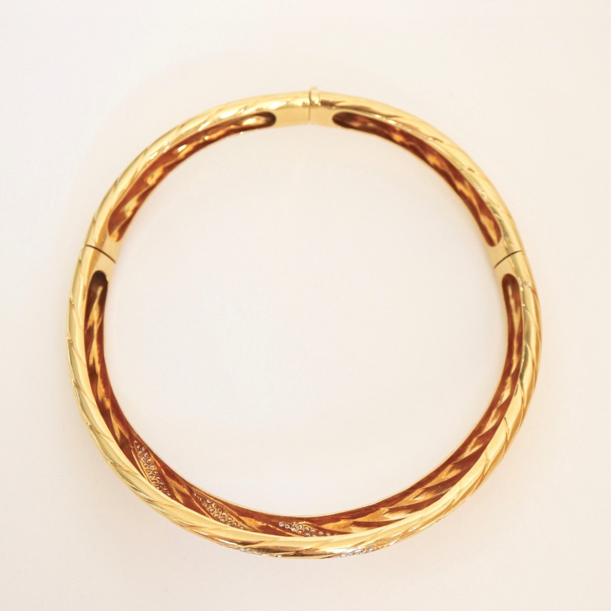 Fred Necklace Yellow Gold And Diamonds-photo-1
