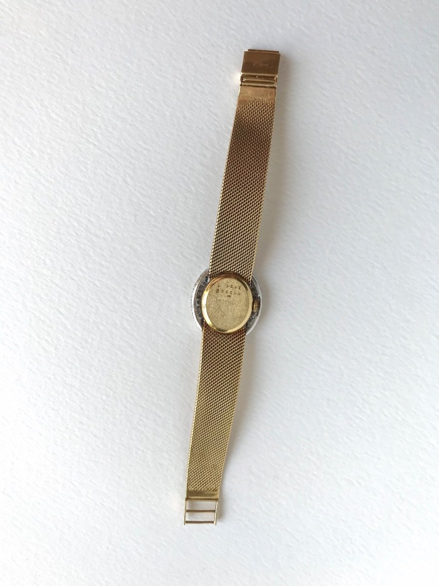 Chopard 1960 Watch In 18k Yellow Gold And Diamonds-photo-6